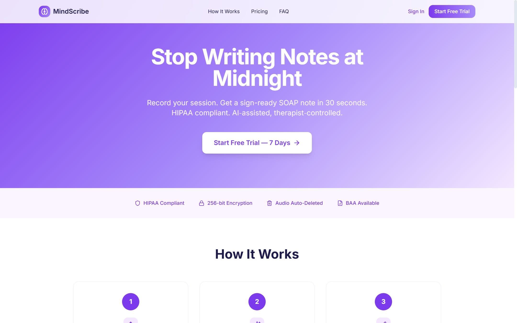 MindScribe AI hero