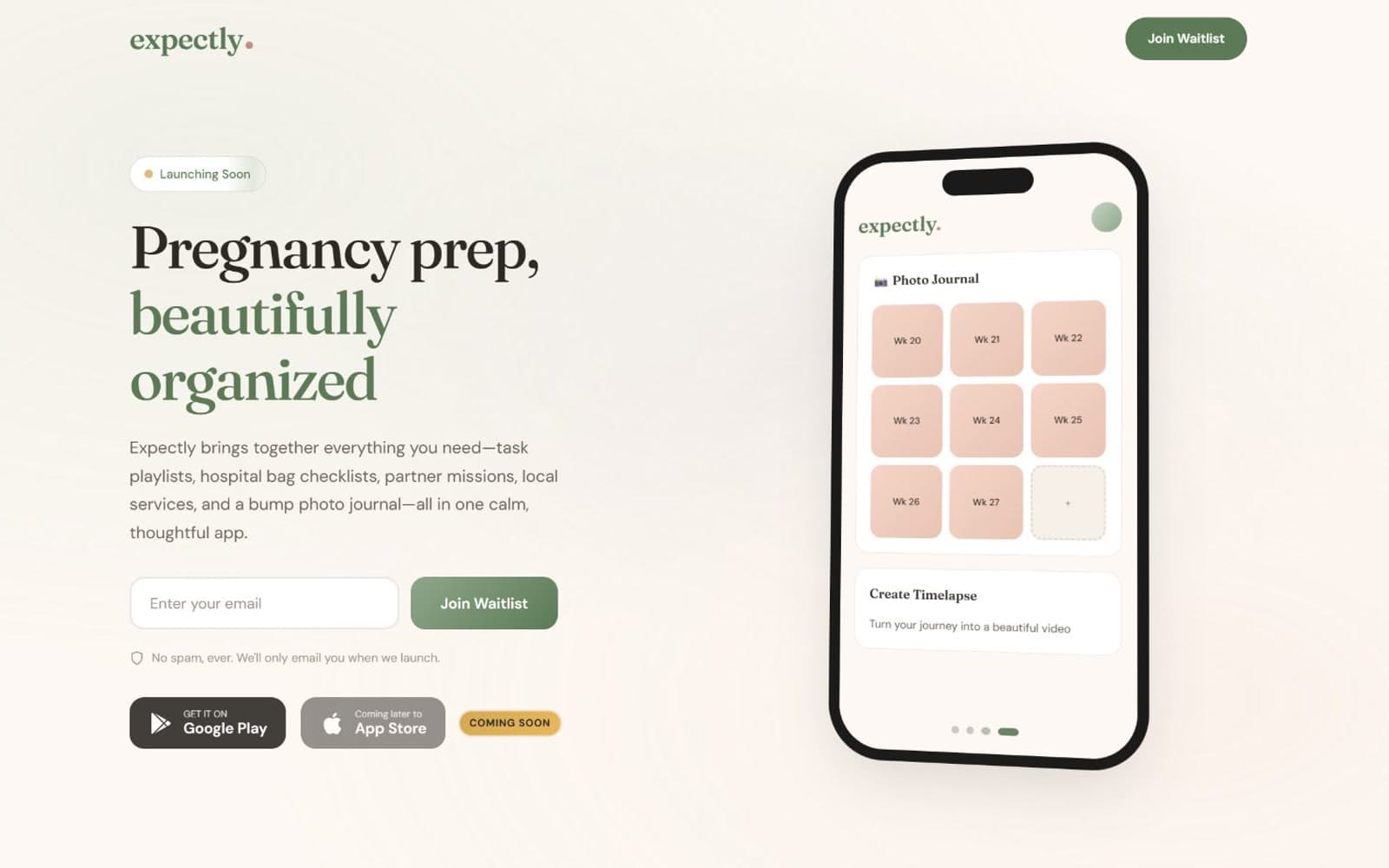 Expectly — product preview